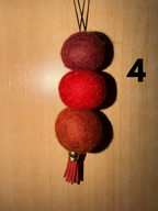 Wool Felt Ball Car diffusers with 10ml scent drops